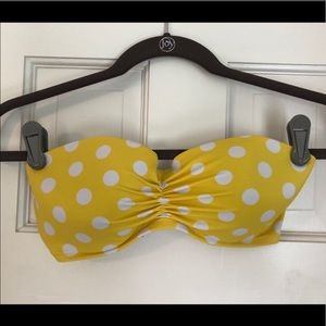 Victoria’s Secret Yellow Polka Dot Top 36C